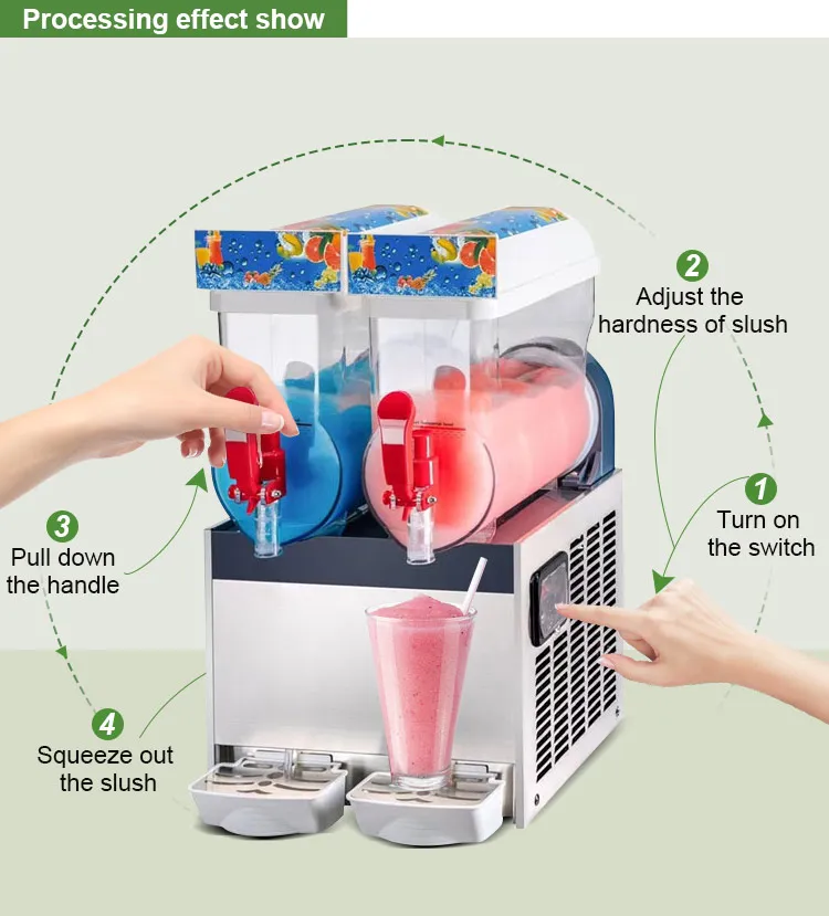 Granizado Commercial Cheap Frozen A Granita Daquiri Slash Eismaschin