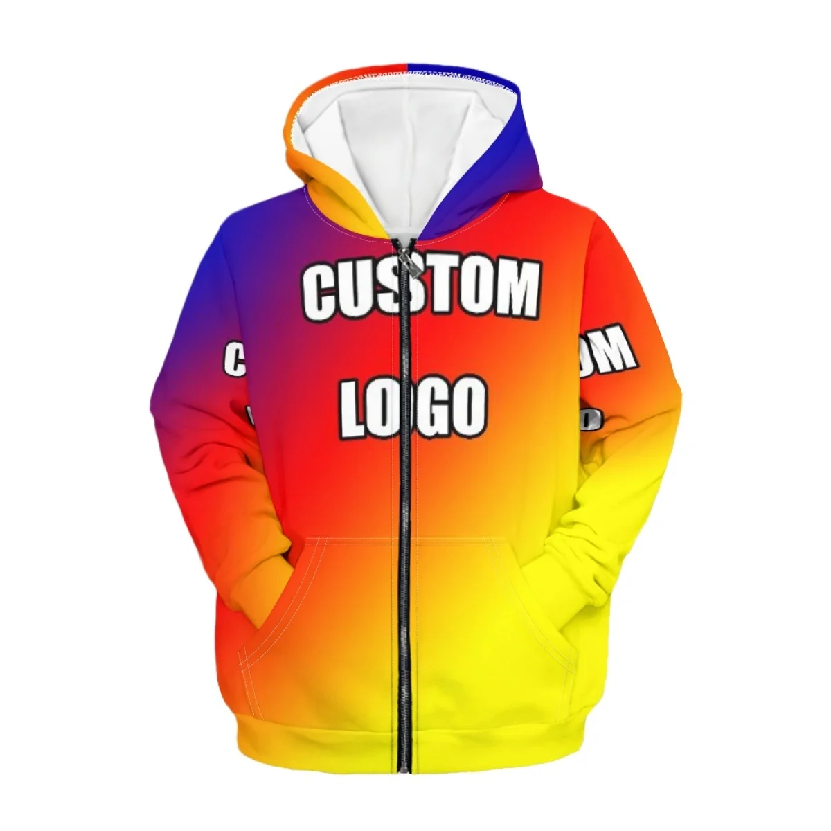 TEMDRSUY TM Guatemala Independence Day Kid Hoodie Wholesale Hot Sale  Personalized Guatemalan Quetzal Children's Zip-up Hoodies