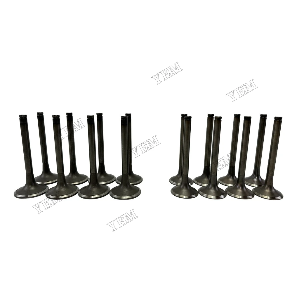 Intake and Exhaust Valve Fit for Doosan Develon DP158LD Engine 2