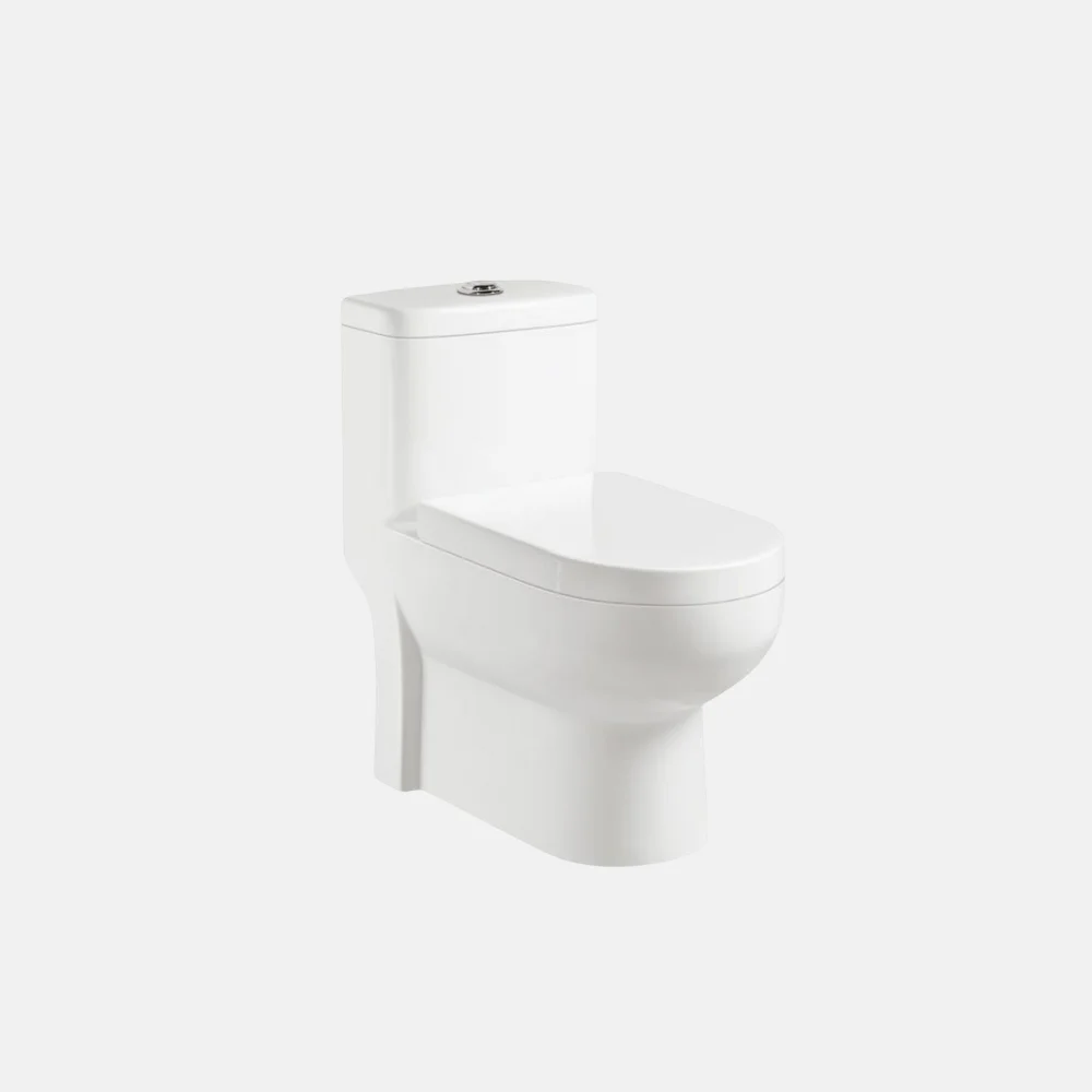 European Classic White Color Bathroom Sanitary Ware One Piece Toilet WC Hotel Bathroom Use Ceramic Toilet Set