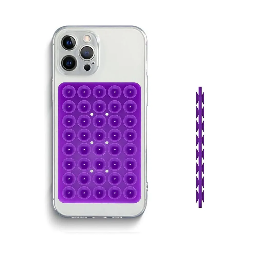 Support Téléphone Collant Magnétique – Ventouse Silicone, Pour Selfie, Vlog, Fixation Sur Surfaces Lisses - 9