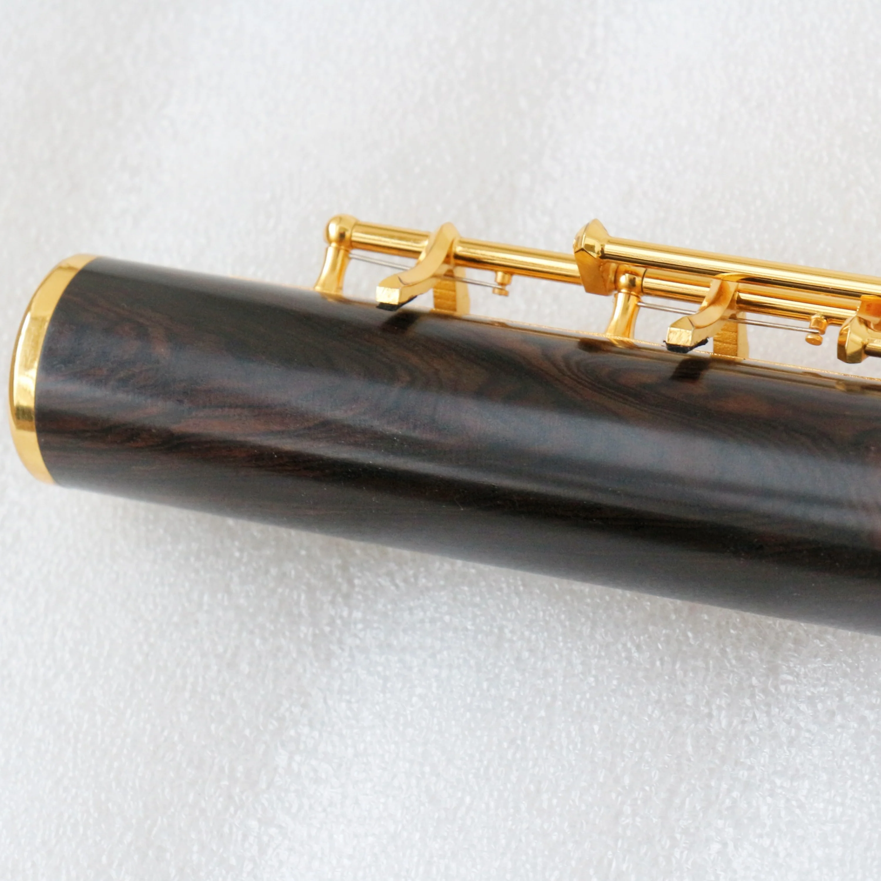 High End Gold Plated 17 Open Hole Flute High Quality Ebony Transverse Flute Best Price Concert Flute