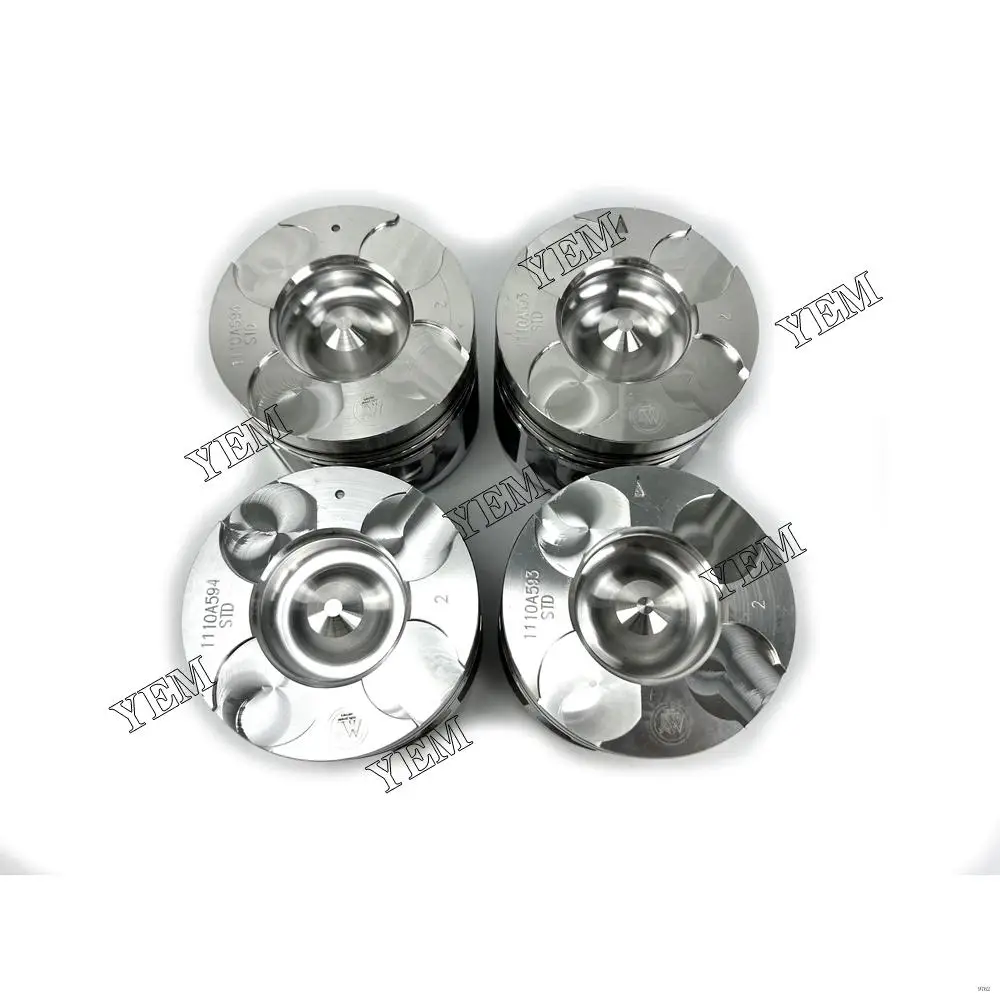 4D56 Engine Piston Kit With Piston Pin R1110594 L1110A593 for Mitsubishi