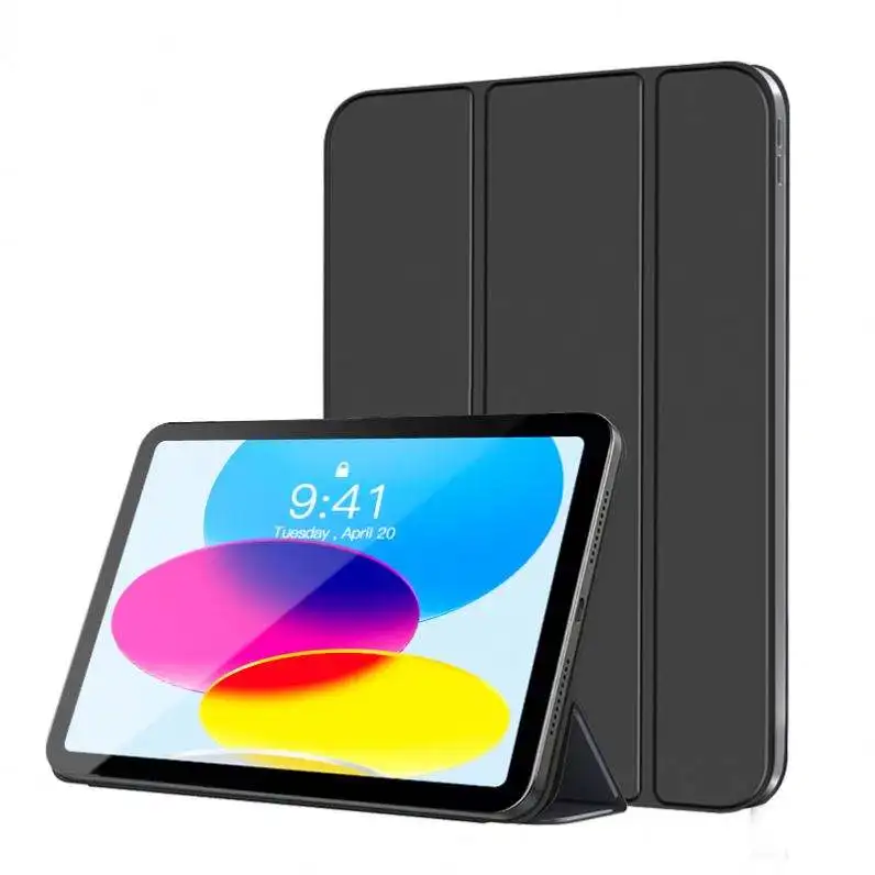 Laudtec Ultra Slim Pu Leather Tablet Cases Foldable Stand Shell Custom Logo Color for Ipad 10.2/10.9/11/12.9 Inch OEM PBK358