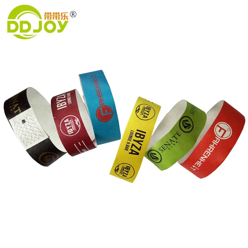 High Quality Multipurpose One Time Use Paper Bracelets Meeting Tyvek Admission  Paper Tyvek Wristband
