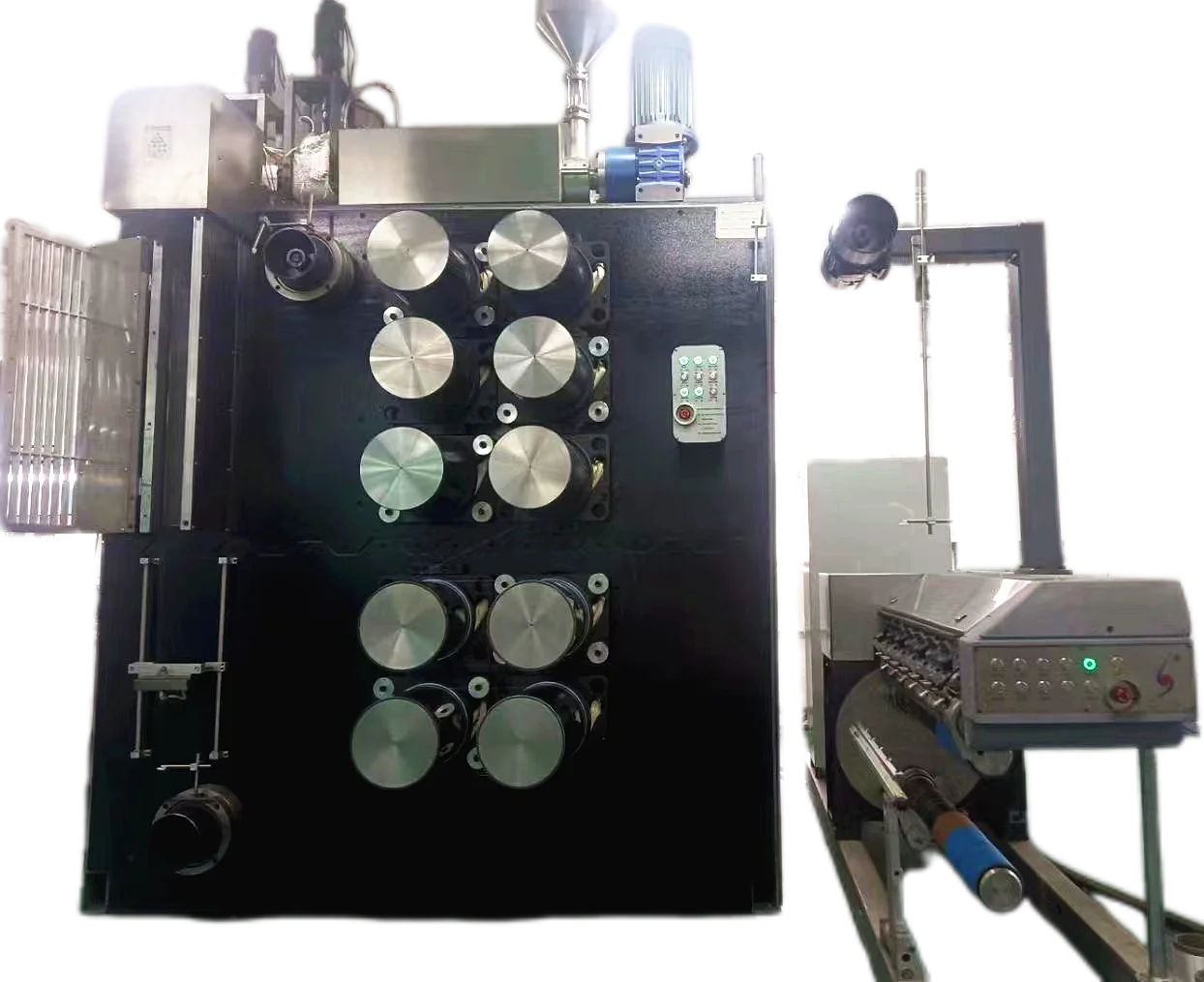 Polyester POY FDY Yarn Flexible Lab Mini Spinning Machine for New Material
