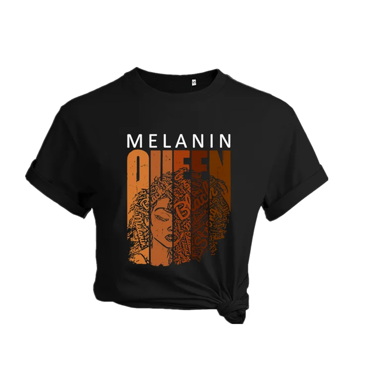 orange and black graphic tees