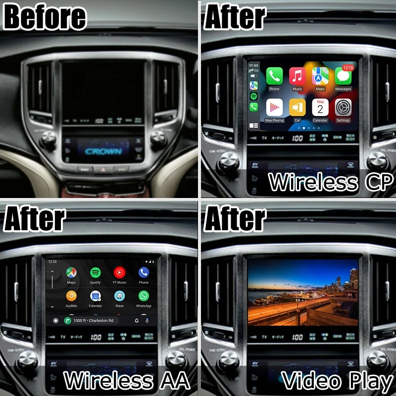 Lsailt Toyota Crown Navigation AWS210 GRS210 Android Multimedia