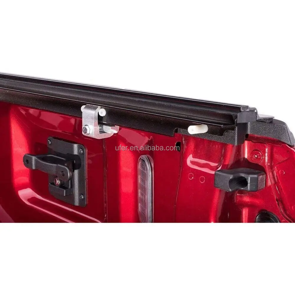 4pcs Mounting Clamps Truck Caps Camper Shell Black For Chevy Silverado 1500 2500 3500 Dodge