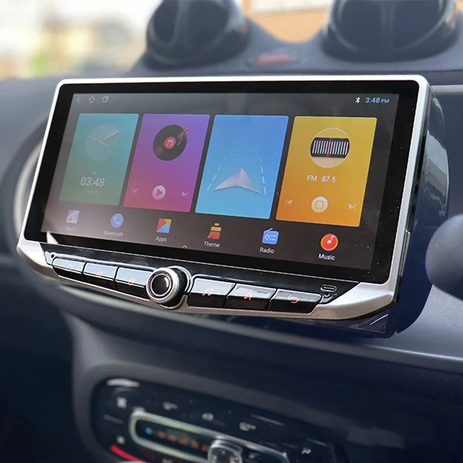 Autoradio Für Smart 453 (2015-2018) – 9" Android Touchscreen, GPS, Bluetooth, CarPlay, Android Auto, DAB+, 8-Core, 4GB RAM (JF Sound)