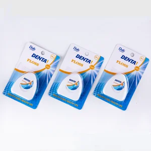 Daily Care High Quality Blister Card Pack OEM 50M Nylon Bamboo Charcoal PTFE PLA Dental Floss for Adult Daily Oral Hygiene