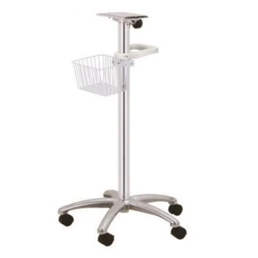 Hospital mobile ECG vital signs monitor trolley
