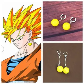 Vegetto Potara Earring Black Son Goku Zamasu Time Ring Cosplay