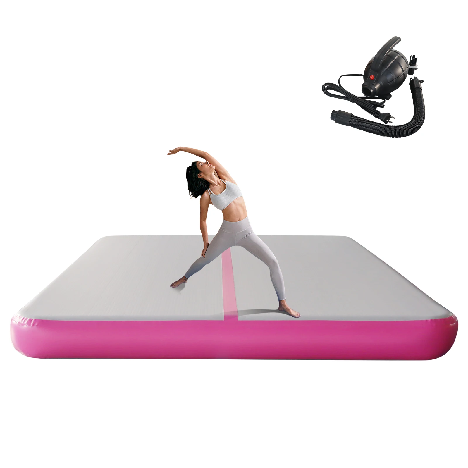 Custom 2-16M Inflatable Air Track Taekwondo Gymnastics Mattress Outdoor 10-20FT Fitness Airtrack Equipment Mattress