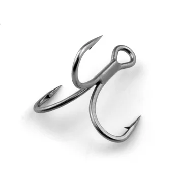 [12 Pieces] Lexin Sai Ke Triple-Strengthened Anti-Rust Anti-Corrosion Treble Hooks Model GZ005 Seker 6066 for Wholesale – Hooks – view 2