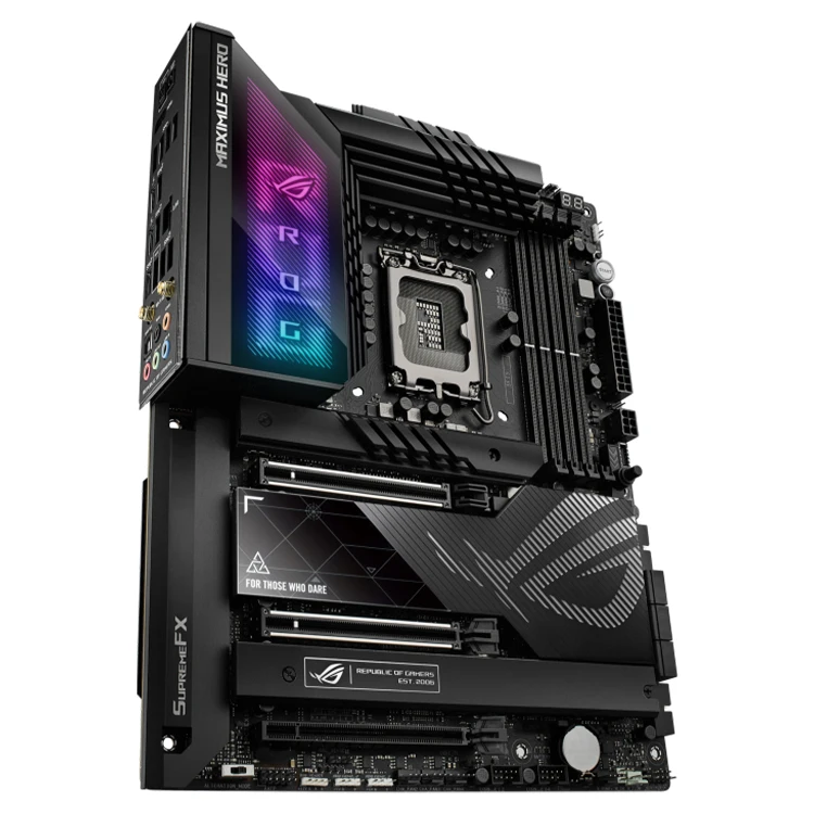 ASUS ROG MAXIMUS Z790 HERO Motherboard with Intel Socket LGA1700 support Intel 13th and 12th Core CPU ASUS Z790 Motherboard