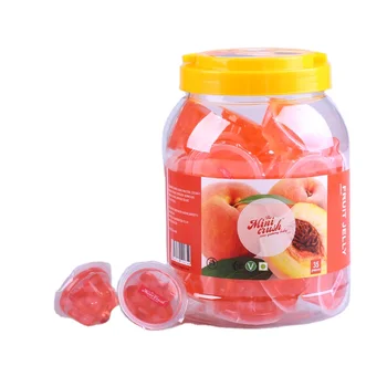 Kids snack 35pcs fruit jelly candy sweets juicy jelly cup coconut
