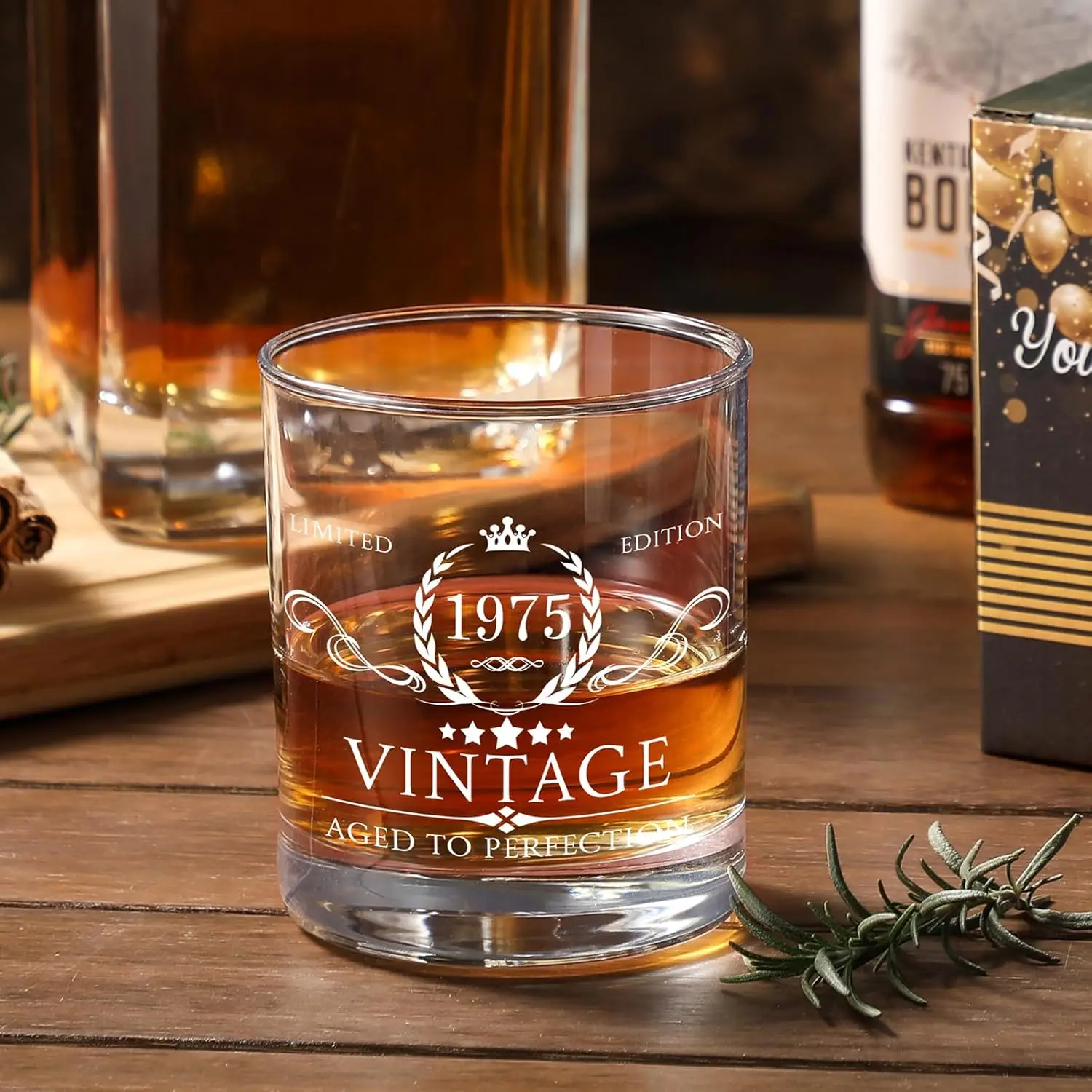 Father Birthday Anniversary Transparent Shot Glass 280-310ml Customized Logo Classic Gift for Grandpa & Husband 1