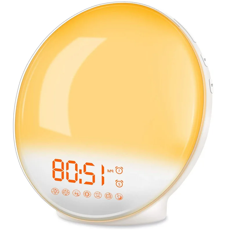 Smart Wake Up Light,Sunrise Alarm Clock For Kids Adults Bedrooms/ - Buy ...