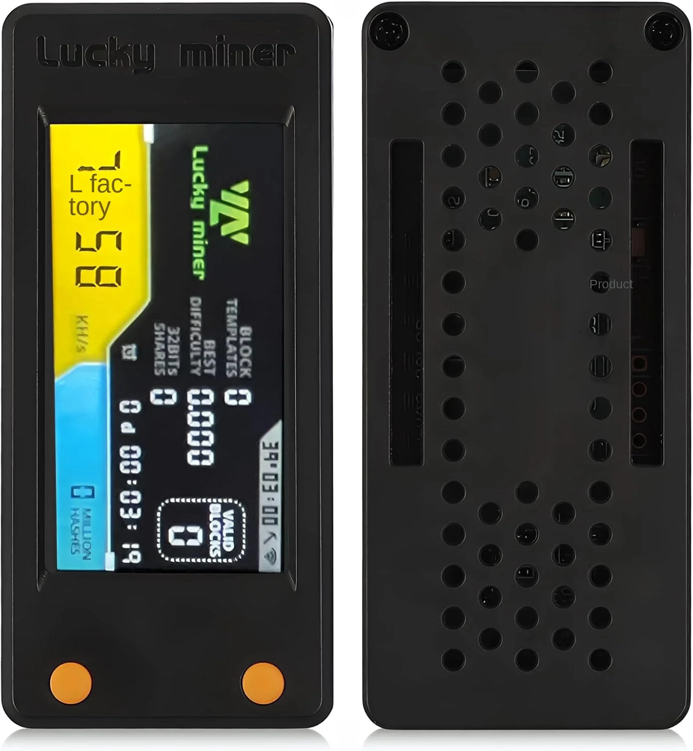 Lucky Miner LV02 78KH/s ASIC 加密货币挖矿机 1W 低功耗 USB/WiFi 即插即用 独立挖矿 家用 高收益矿机