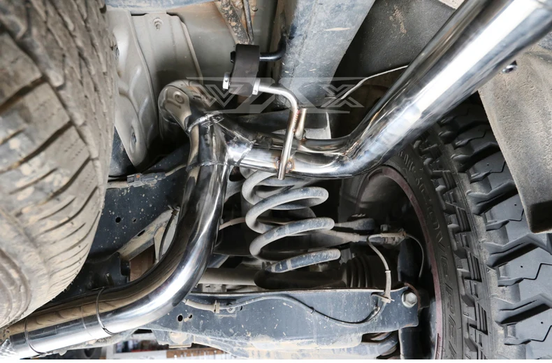 Racing Stainless Catback Valved Exhaust for Nissan Patrol Y62 2016-2022 Exhaust System with Dual Muffler Tips