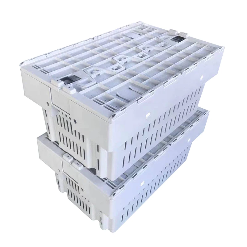 Wholesale Vented Mesh Stackable and Nestable pp Crab Storage Seafood Plastic Lobster Crates for Sale