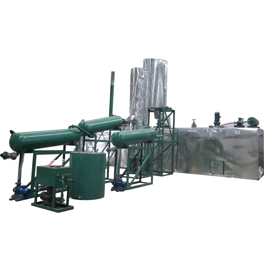 Waste Used Oil Pyrolysis to Diesel Oil Recycle Refine Machine As Batch Process