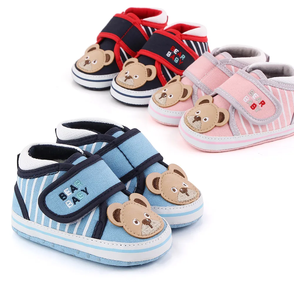Spring&Autumn Cute Casual Soft Sole Baby Shoes with Bear Print  Baby Shoes Unisex