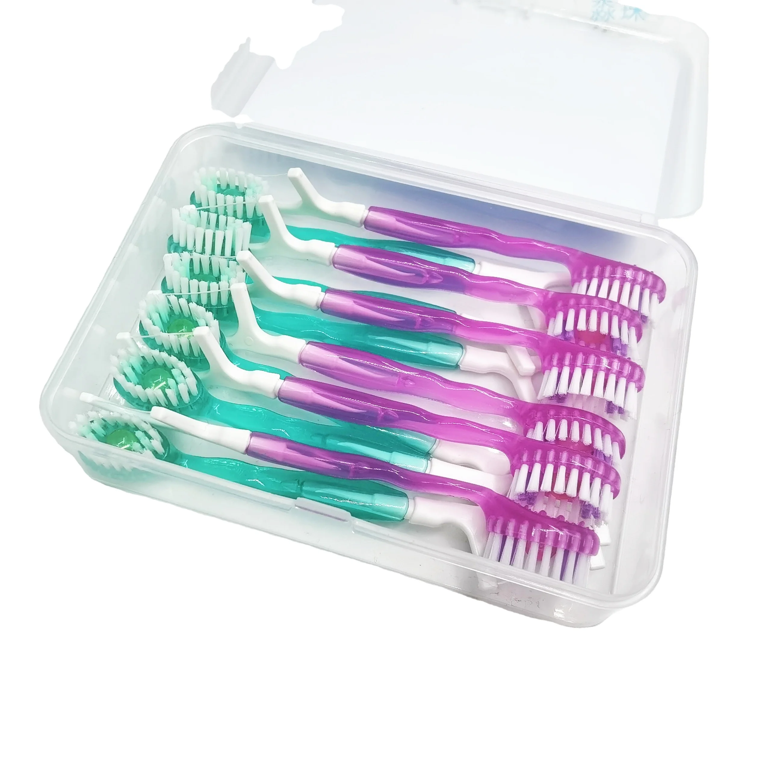 Private Label Natural Disposable Toothbrushes With Toothpaste Including Dental Flossers