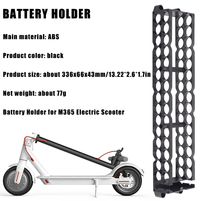 Superbsail Plastic 18650 Battery Holder For Electric Scooter Anti-shake Protection Battery Pack Accessories For Xiaomi M365 factory