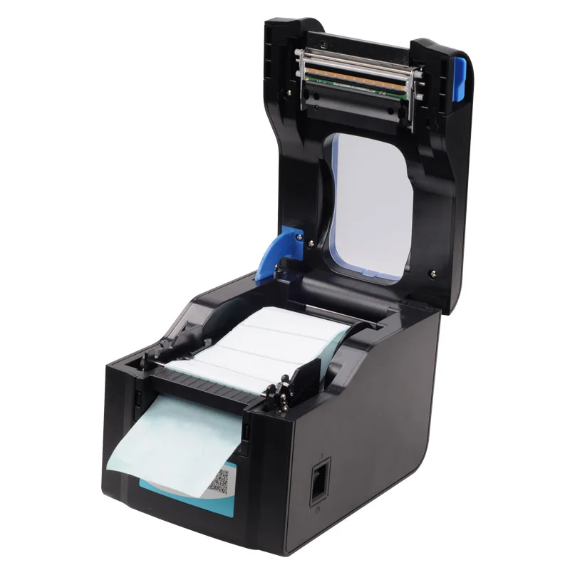 XPRINTER XP-370BM Direct Thermal Desktop Barcode Label Printer for Supermarket Warehouse Coffee Store Compatible Windows/Linux
