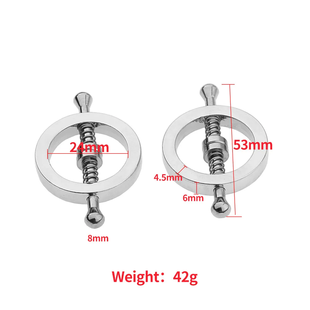 2Pcs Non-Piercings Nipple Shields Rings Circle Breast Clamps with Internal  Spike Bdsm Metal Nipple Clamps Bdsm Toys breast clip| Alibaba.com