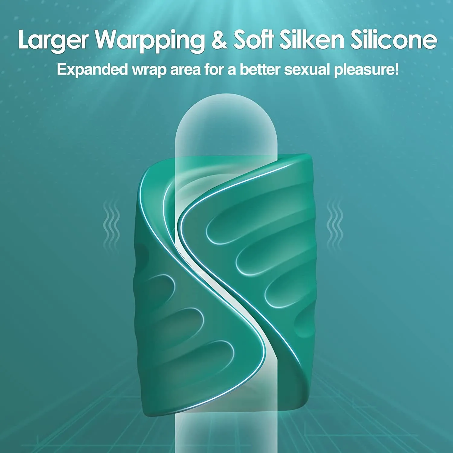 Silicone Delayed Ejaculation Training Tools Male Penis Masturbation Toys Lasting Sexual Time Vibrating Sleeve Cock Rings