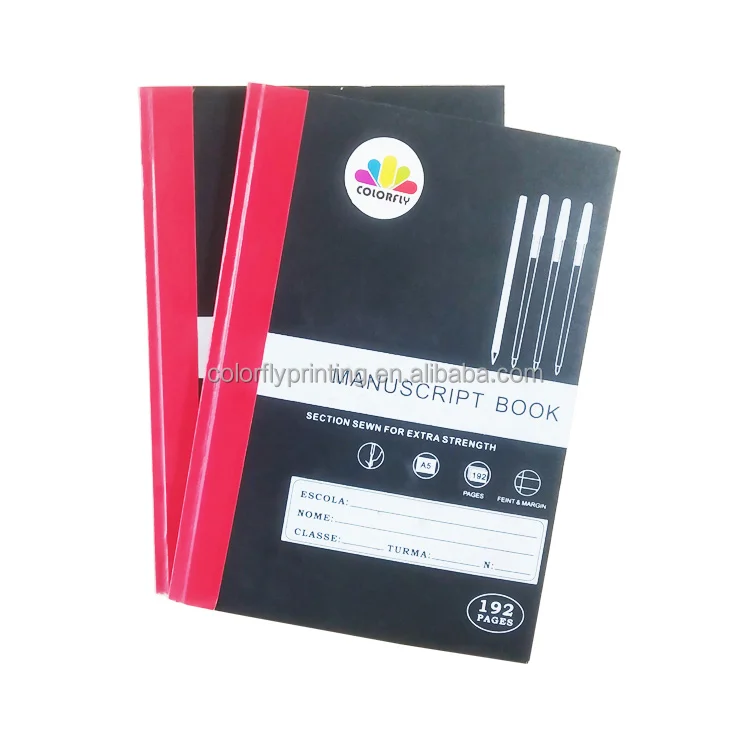 Tape Binding Mauscript Book 2 Quire A4 Counter Book 2 Quire 192 Pages Hard Cover Notebook