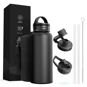 Wholesale Insulated Water Bottle Double Walled Portable Leak Proof Stainless Steel Water Flask