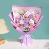 Set da 18 pezzi in spray color rosa, rosa antico e viola.