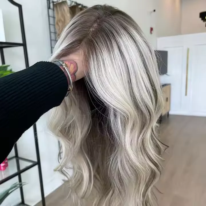 13*6 HD Front Wig Women Mix Hair Raw Afro Straight Available Long Medium Short Blonde 60# Highlight Transparent