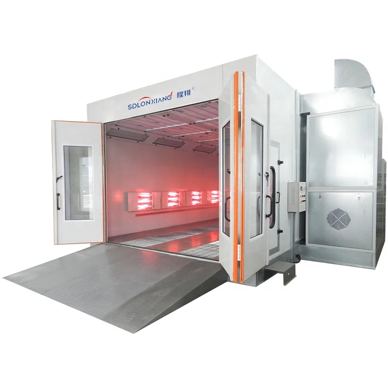 hot selling ordinary electricity heating car spray booth with outlet fan system