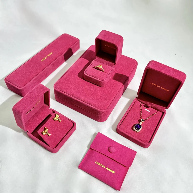 FORTE Custom Logo Jewelry Velvet Box - Luxury Packaging