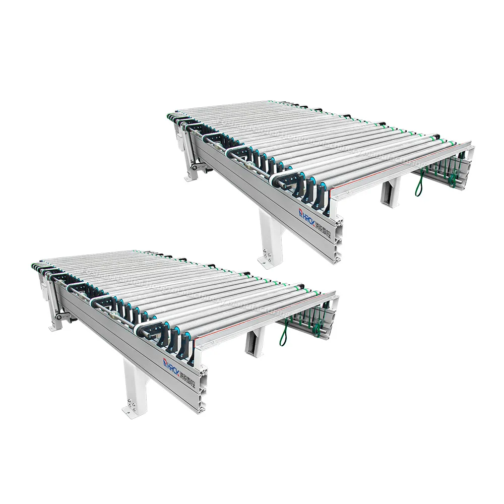 Streamline Operations with Space-Saving Single-Line Roller Conveyor Technology!