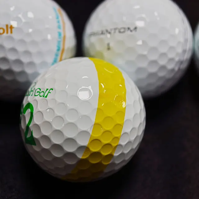OEM Wholesale Bulk Custom Logo for Golf Ball Surlyn Rubber Material 80-90 for Practice Balls