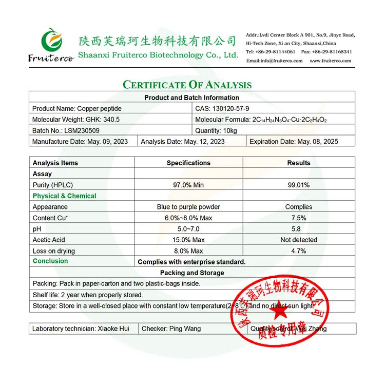 ghk-cu certificate of analysis Buy Spring letter - Vitamin C & Glutathione Gel Facial Mask (5pcs) in Bulk