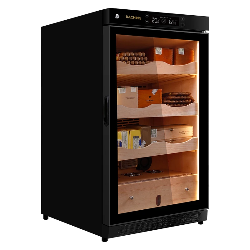 Household Cigar Storage Temperature and Humidity Control Cigar Showcase Raching Pro C150A Humidor