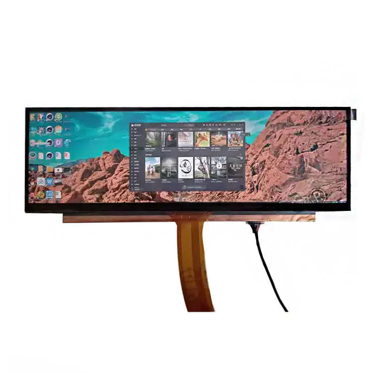 14 Inch 4K Bar Lcd Screen IPS 3840*1100 Touch Screen Lcd Display Touch Display