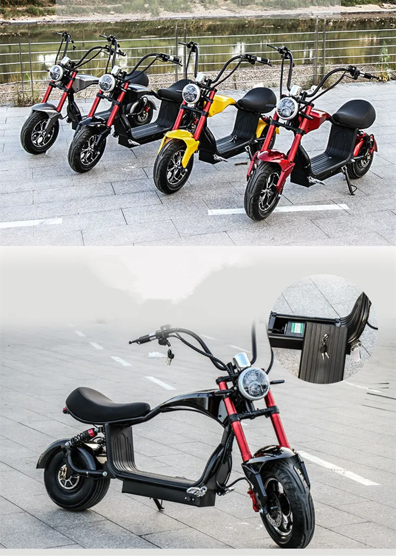 New arrive high quality wholesale citycoco 1000w wide wheel off road electric motorcycle with CE certificate