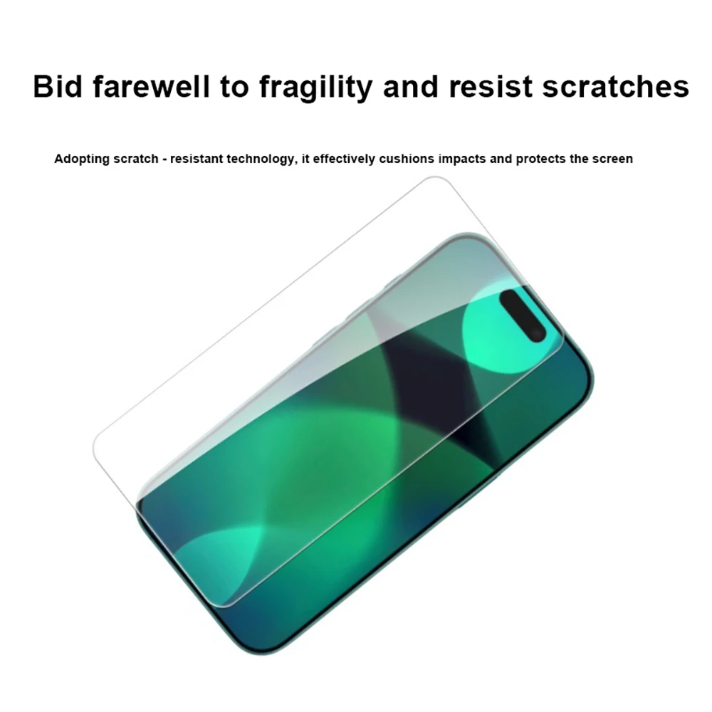 product for iphone 17 pro max screen protector tempered glass high adhesive aluminum transparent glass for iphone 17 air laudtec-5