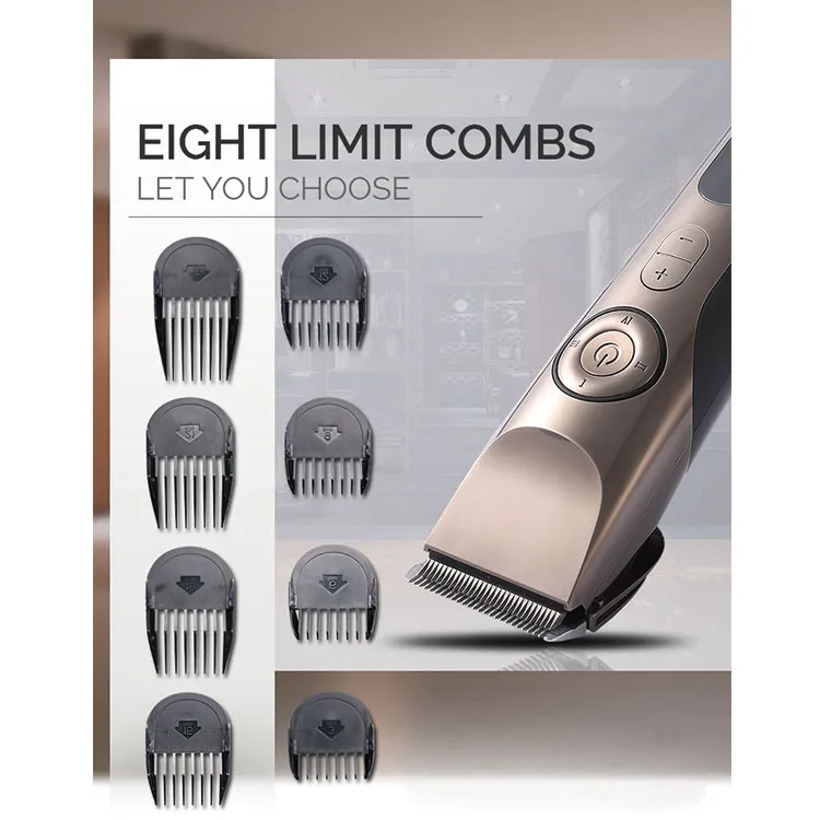 Популярная запатентованная модель, электрическая машинка для стрижки волос CODOS, машинка для стрижки волос с жидким кристаллом