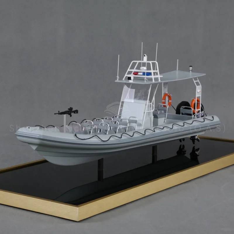 【L】O.A.S Fabrikken Håndlavet Højkvalitets Skibsmodel Specialfremstillet 65 cm Redningshovercraft Model til Erhvervsgaver