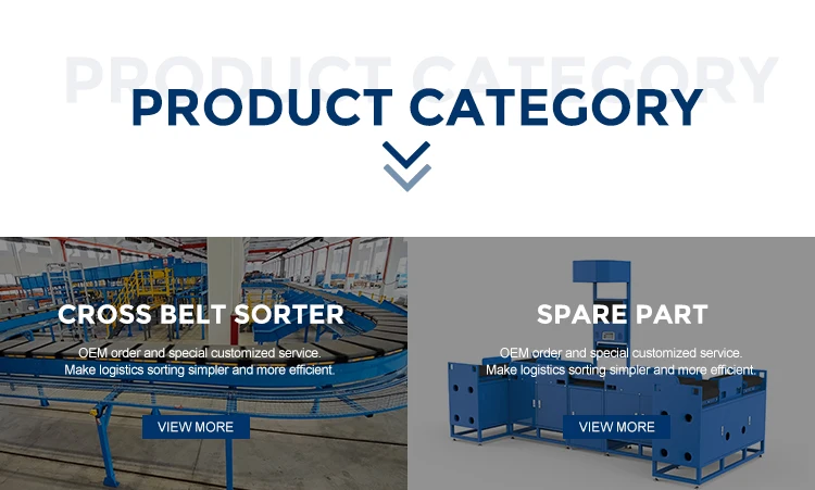 Truelisort High Precision Cross Belt Sorter Cart Logistics Automation ...