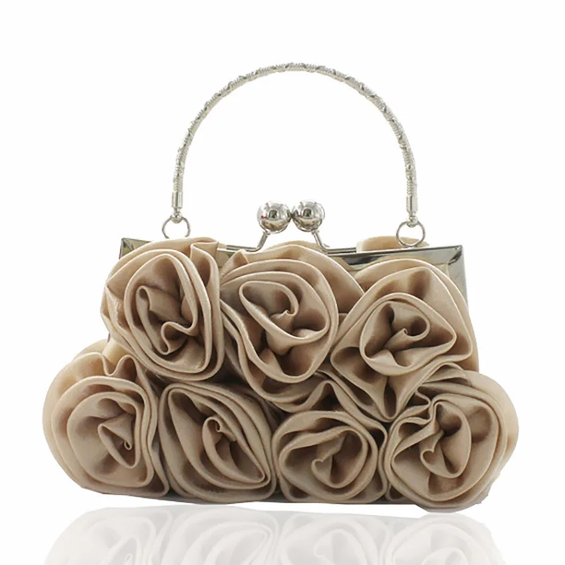 Hand-Sewn Rose Satin Dress Bag Ele Silk Satin Flower Cloth Evening Bag for Bridal or Dinner Parties Hand-Sewn Rose Satin Dress Bag Ele Silk Satin Flower Cloth Evening Bag for  Bridal or Dinner Parties| Alibaba.com